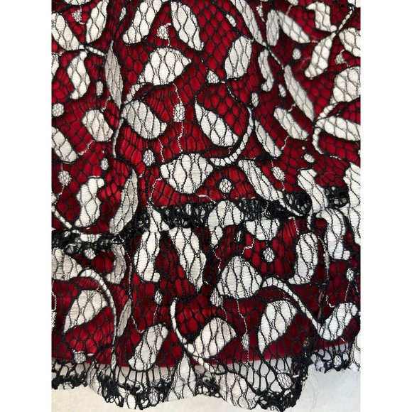 Penelope Mack Dress Red Black Overlay New Tags 12 Month - Picture 7 of 14